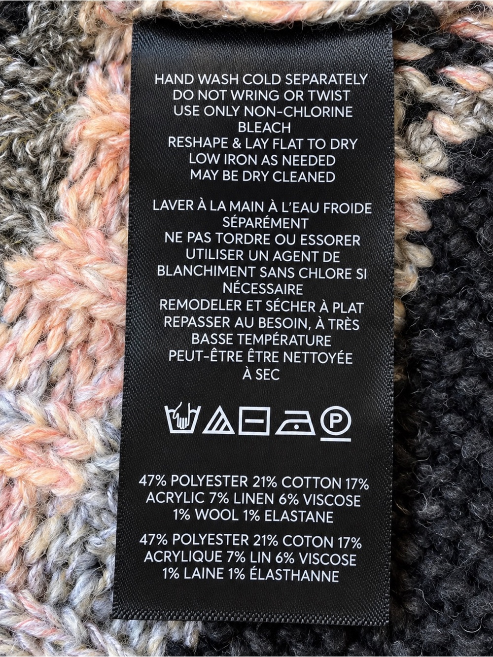 Pilcro By Anthropologie Mash-Up V-Neck Cardigan Sweater Size Small - Picture 6 of 6